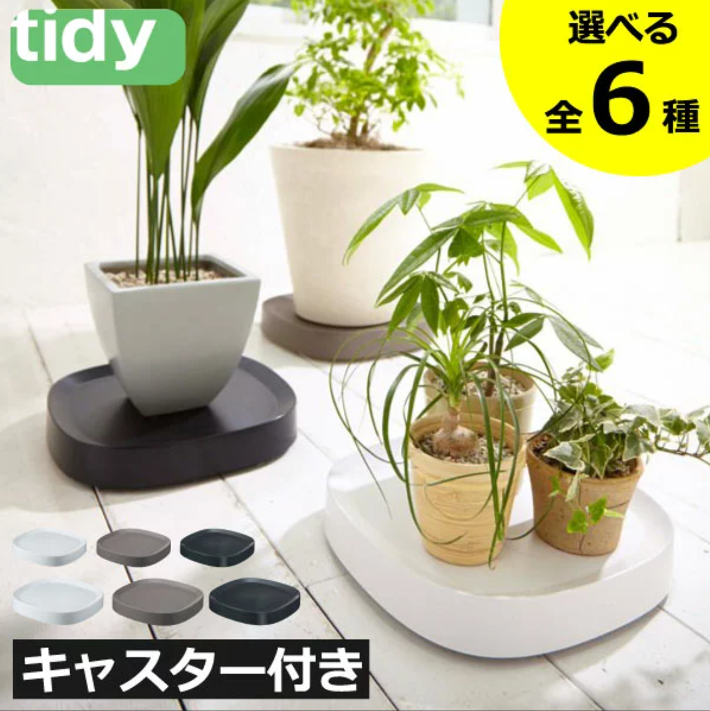 重い鉢もスイスイ！tidyプランタブルのレビューと使い方